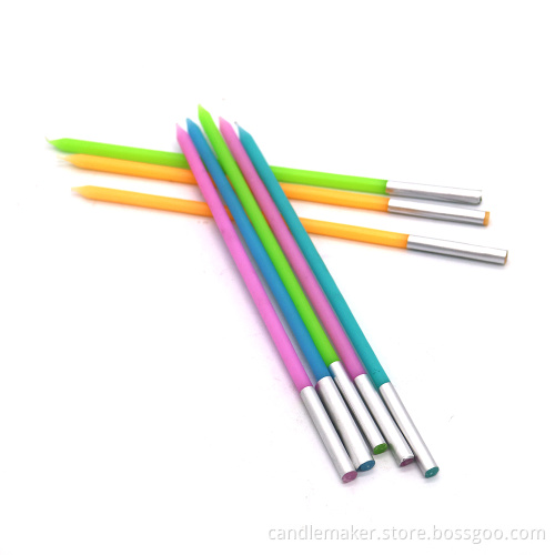 0.37CM Diameter 4-Colored Birthday Pencil Candle